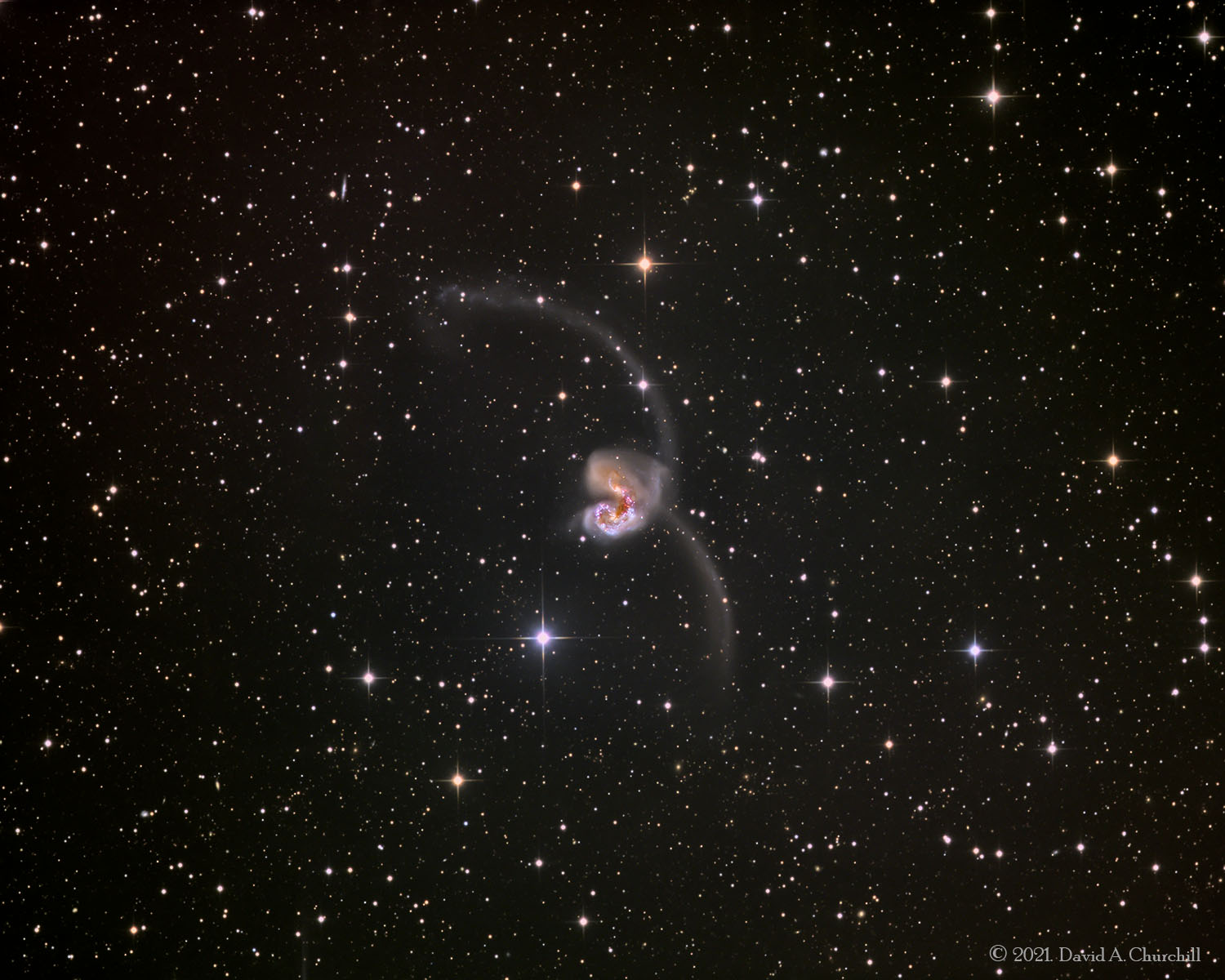NGC 4038/4039, March 2021 - David's Astro Images